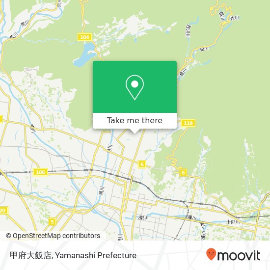 甲府大飯店 map