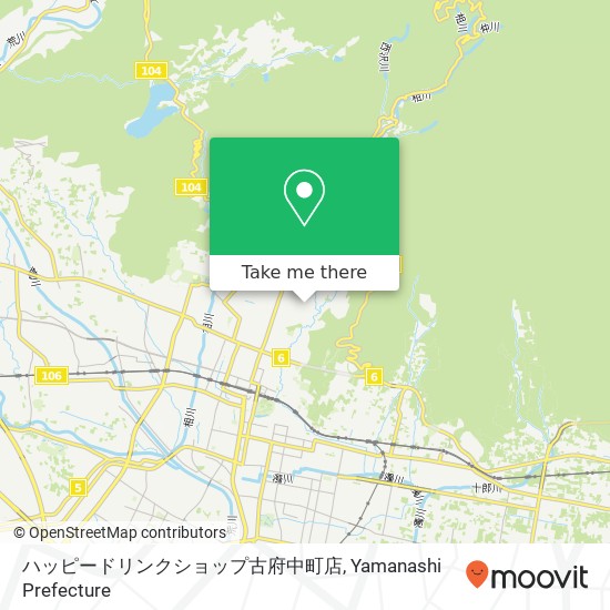ハッピードリンクショップ古府中町店 map