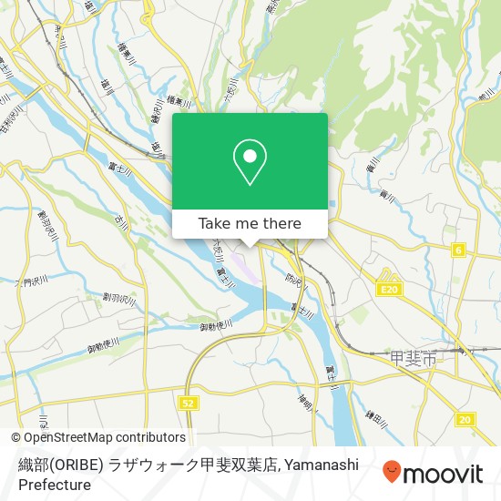 織部(ORIBE) ラザウォーク甲斐双葉店 map