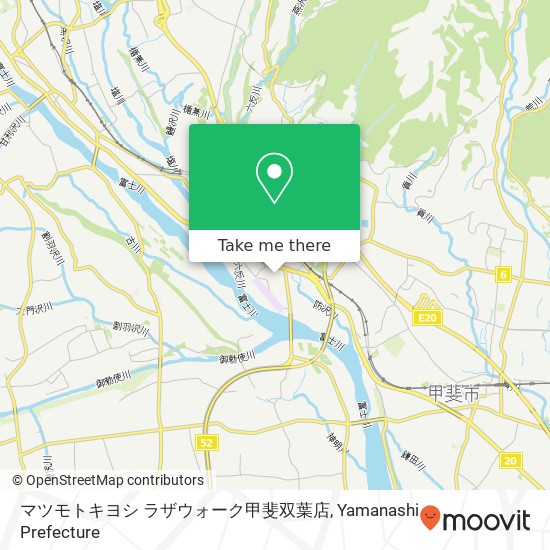マツモトキヨシ ラザウォーク甲斐双葉店 map