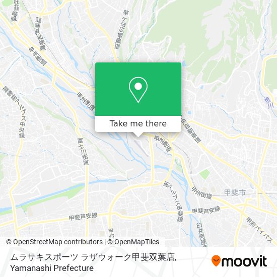 ムラサキスポーツ ラザウォーク甲斐双葉店 map