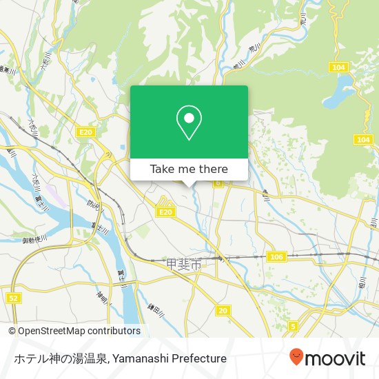 ホテル神の湯温泉 map