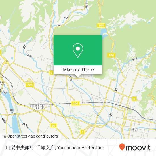 山梨中央銀行 千塚支店 map