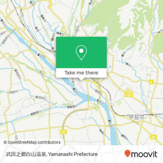 武田之郷白山温泉 map