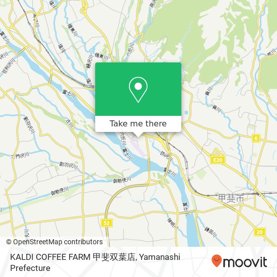 KALDI COFFEE FARM 甲斐双葉店 map