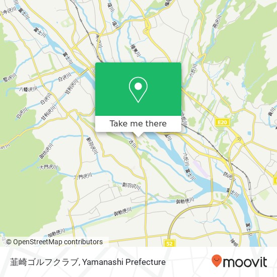 韮崎ゴルフクラブ map