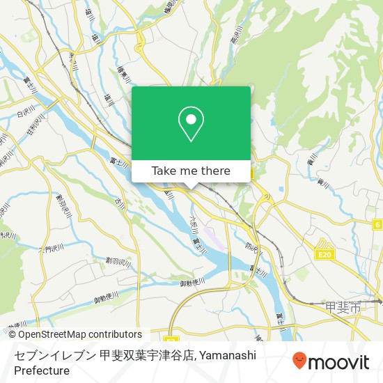 セブンイレブン 甲斐双葉宇津谷店 map