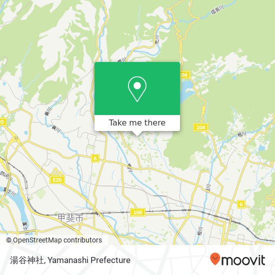 湯谷神社 map