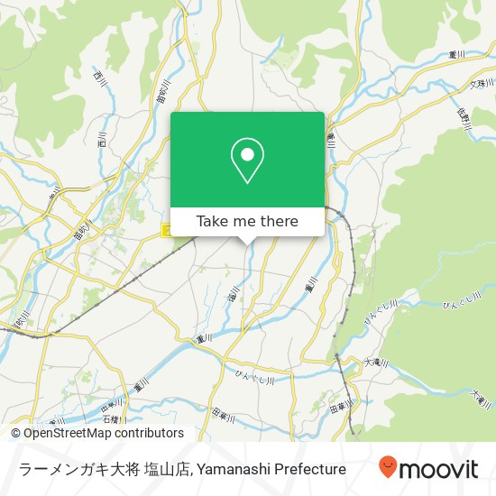 ラーメンガキ大将 塩山店 map