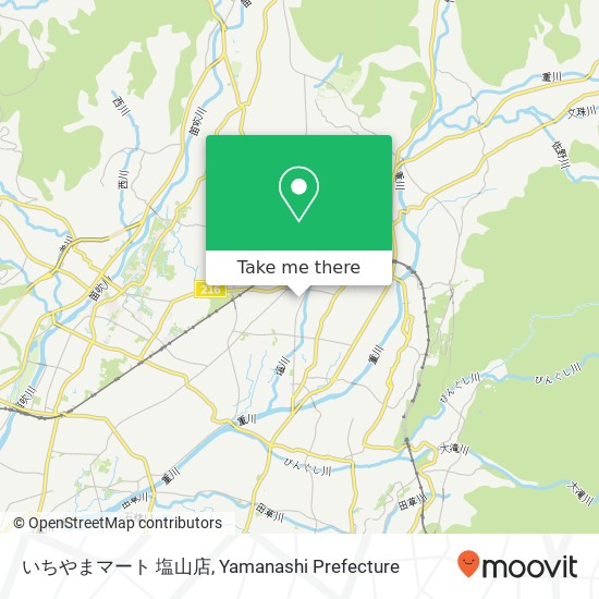 いちやまマート 塩山店 map