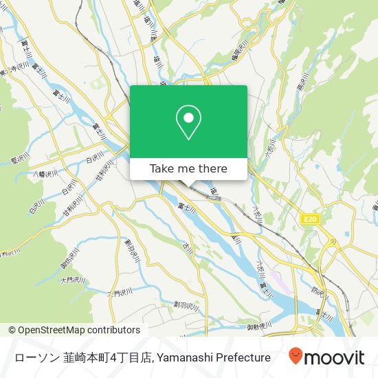 ローソン 韮崎本町4丁目店 map