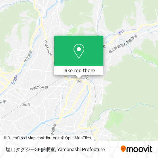 塩山タクシー3F仮眠室 map