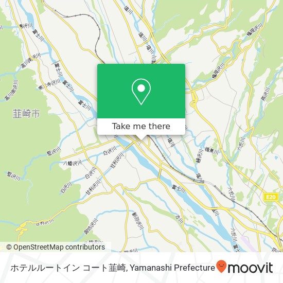 ホテルルートイン コート韮崎 map
