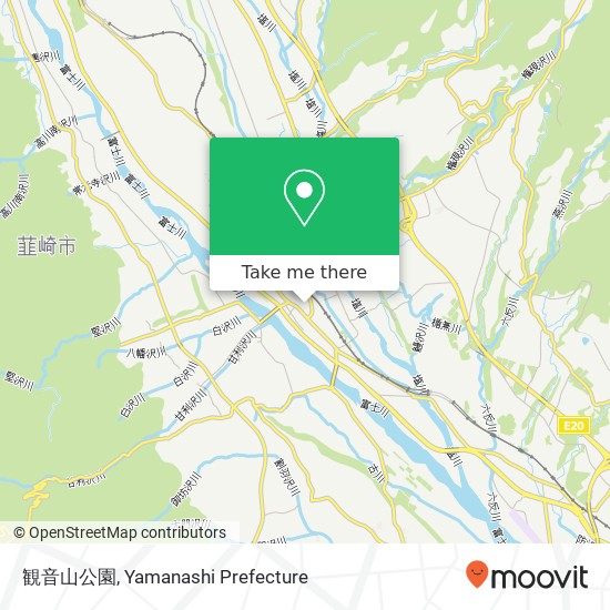 観音山公園 map
