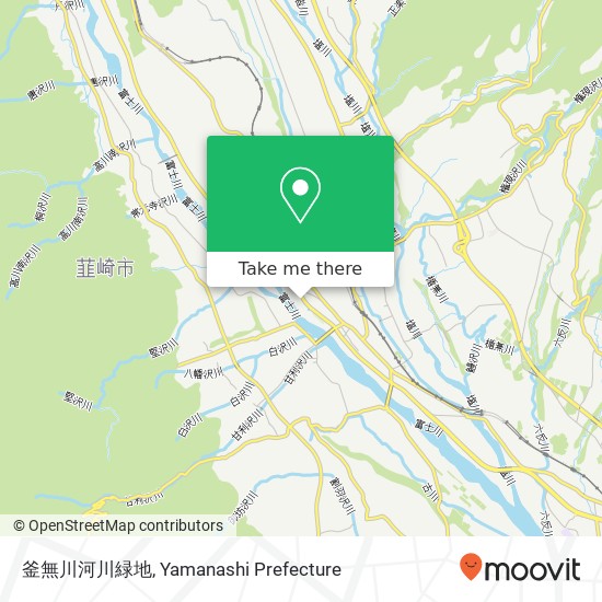 釜無川河川緑地 map
