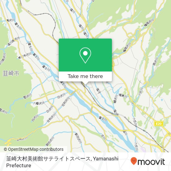 韮崎大村美術館サテライトスペース map