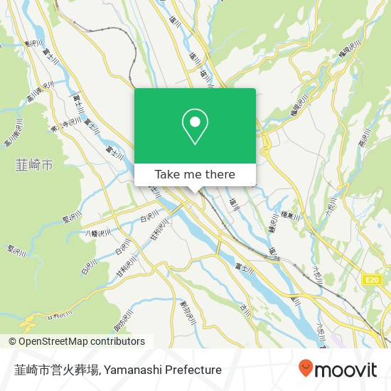 韮崎市営火葬場 map