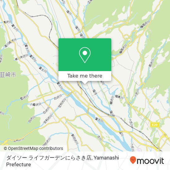 ダイソー ライフガーデンにらさき店 map