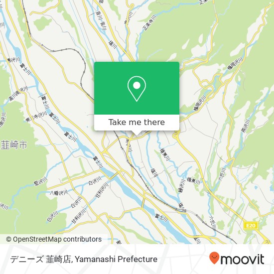 デニーズ 韮崎店 map