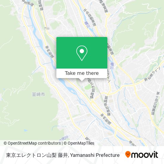 東京エレクトロン山梨 藤井 map