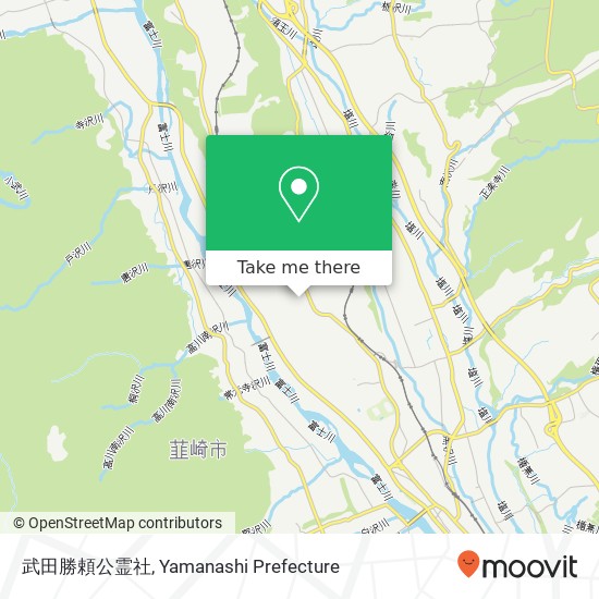 武田勝頼公霊社 map