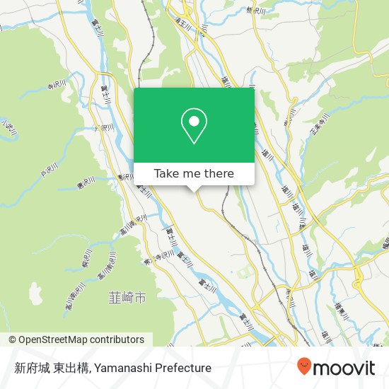 新府城 東出構 map