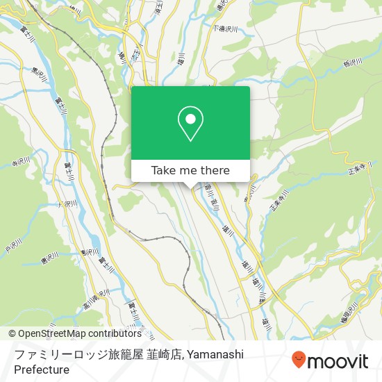 ファミリーロッジ旅籠屋 韮崎店 map