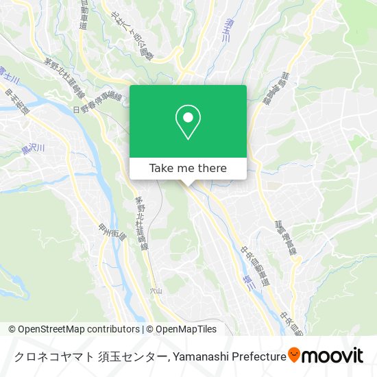クロネコヤマト 須玉センター map