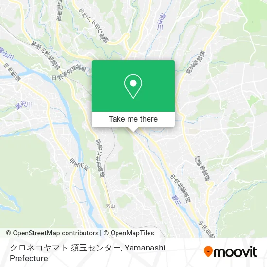 クロネコヤマト 須玉センター map