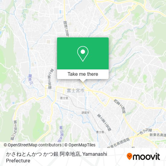 How To Get To かさねとんかつ かつ銀 阿幸地店 In 富士宮市 By Bus