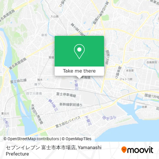 セブンイレブン 富士市本市場店 map