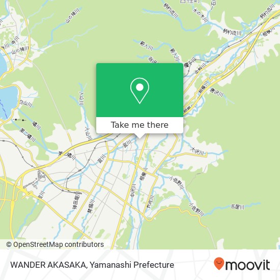 WANDER AKASAKA map