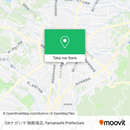 OAナガシマ 御殿場店 map