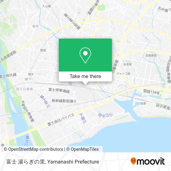 Fuji Healing Village map