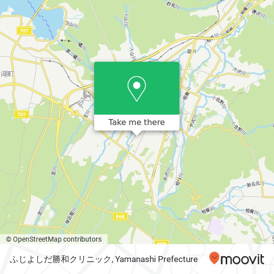 ふじよしだ勝和クリニック map