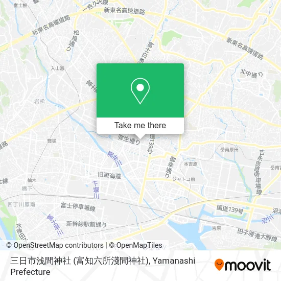 Mikkaichi Sengen Shrine (Fuchiroku Sengen Shrine) map