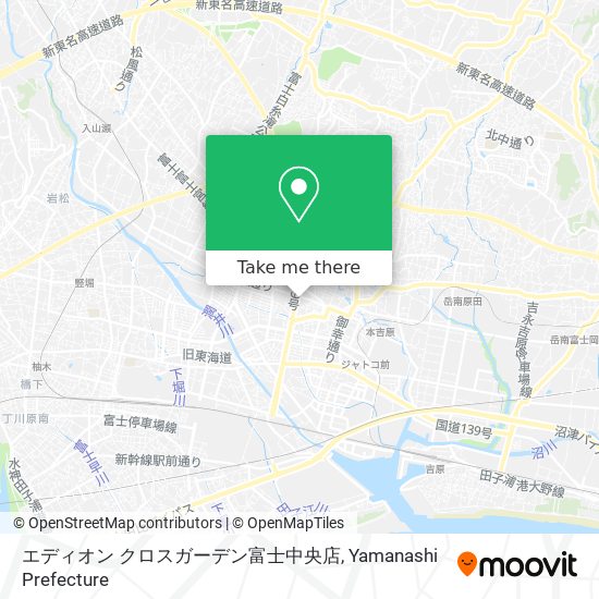 エディオン クロスガーデン富士中央店 map