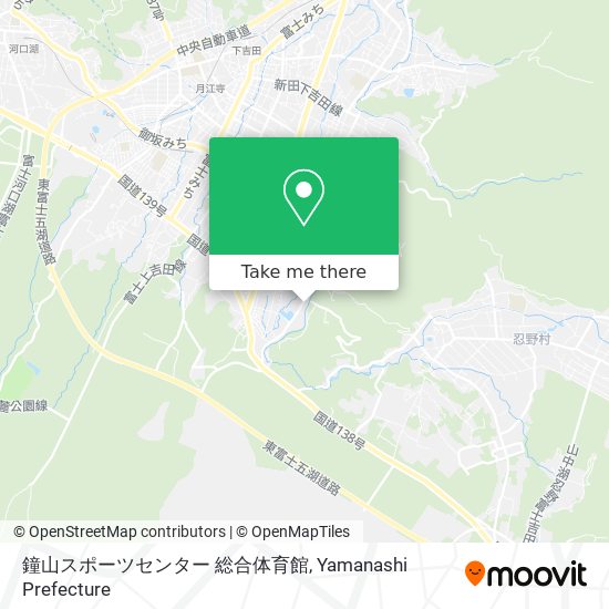 鐘山スポーツセンター 総合体育館 map