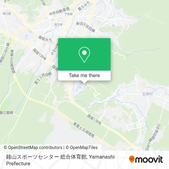 鐘山スポーツセンター 総合体育館 map