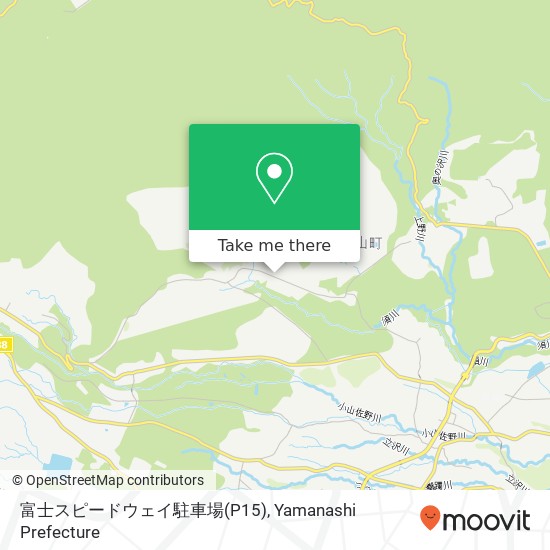 富士スピードウェイ駐車場(P15) map