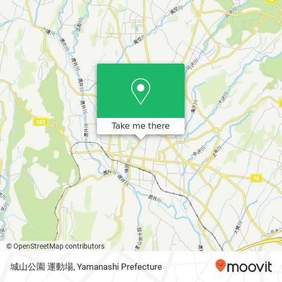 城山公園 運動場 map