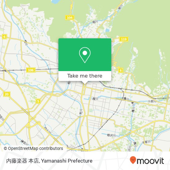 内藤楽器 本店 map