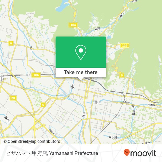 ピザハット 甲府店 map