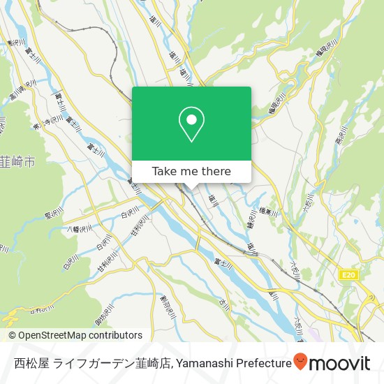 西松屋 ライフガーデン韮崎店 map