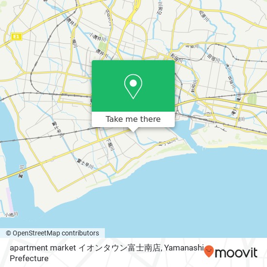apartment market イオンタウン富士南店 map