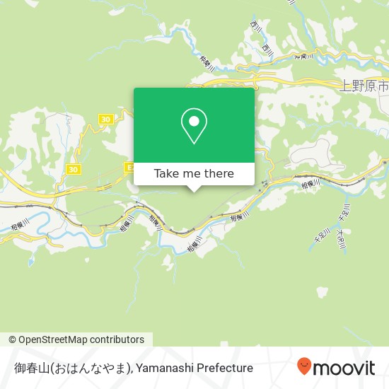 御春山(おはんなやま) map