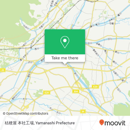 桔梗屋 本社工場 map