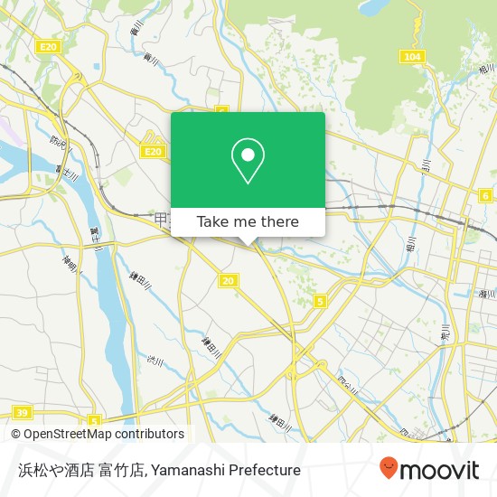 浜松や酒店 富竹店 map
