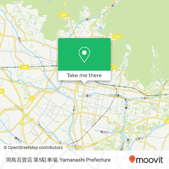 岡島百貨店 第5駐車場 map