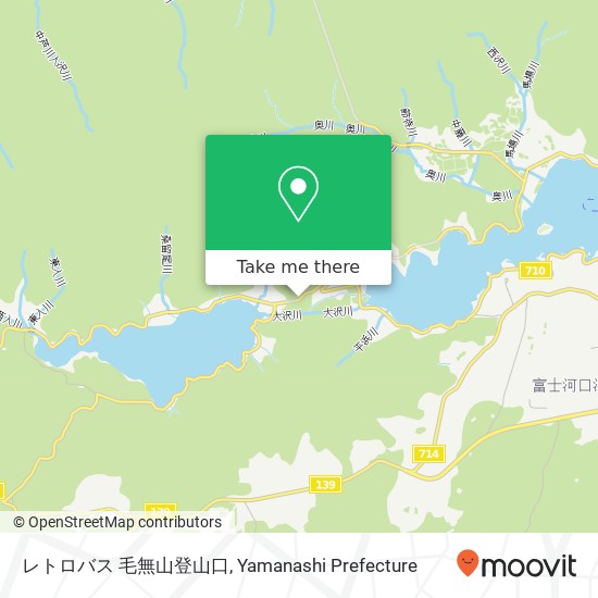 レトロバス 毛無山登山口 map